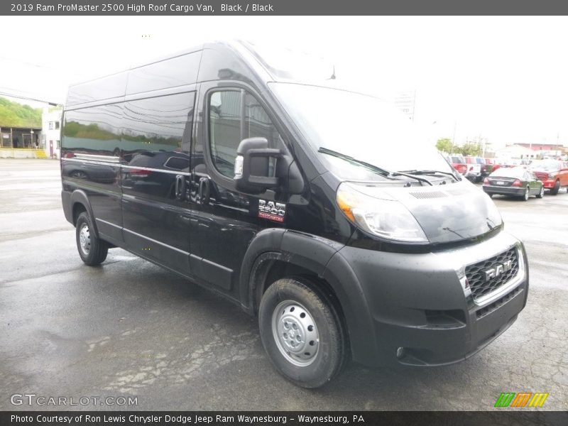 Black / Black 2019 Ram ProMaster 2500 High Roof Cargo Van