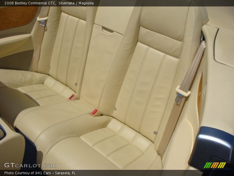 Rear Seat of 2008 Continental GTC 