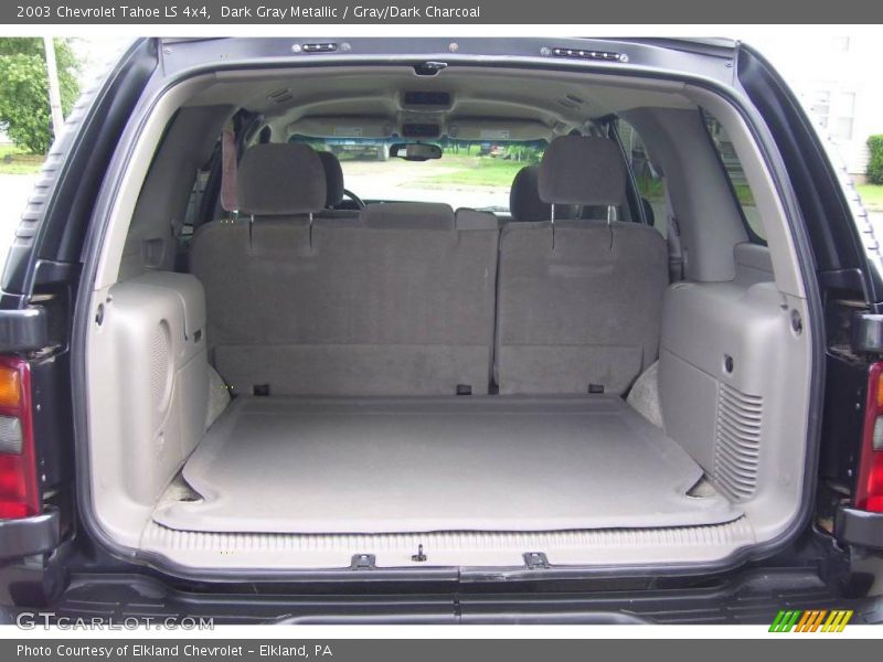 Dark Gray Metallic / Gray/Dark Charcoal 2003 Chevrolet Tahoe LS 4x4