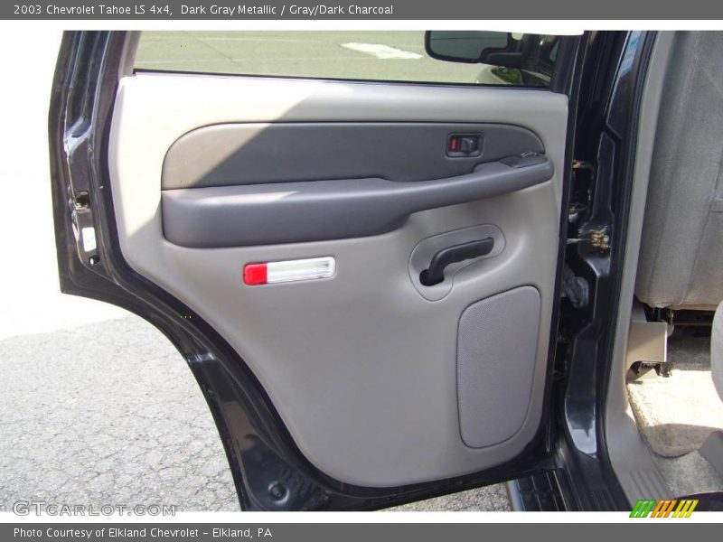 Dark Gray Metallic / Gray/Dark Charcoal 2003 Chevrolet Tahoe LS 4x4