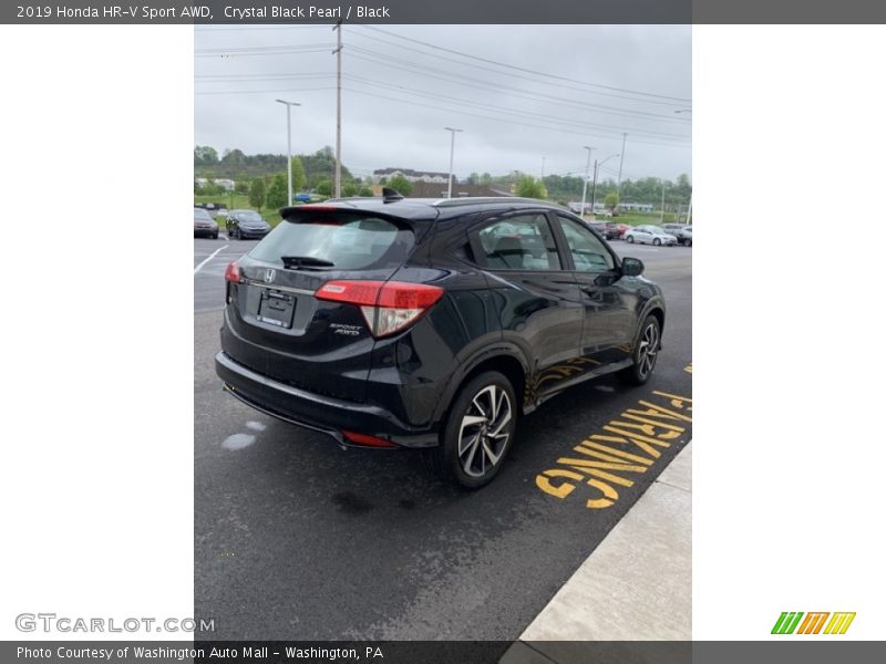 Crystal Black Pearl / Black 2019 Honda HR-V Sport AWD