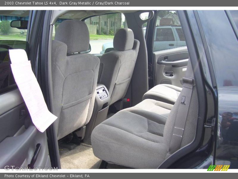 Dark Gray Metallic / Gray/Dark Charcoal 2003 Chevrolet Tahoe LS 4x4