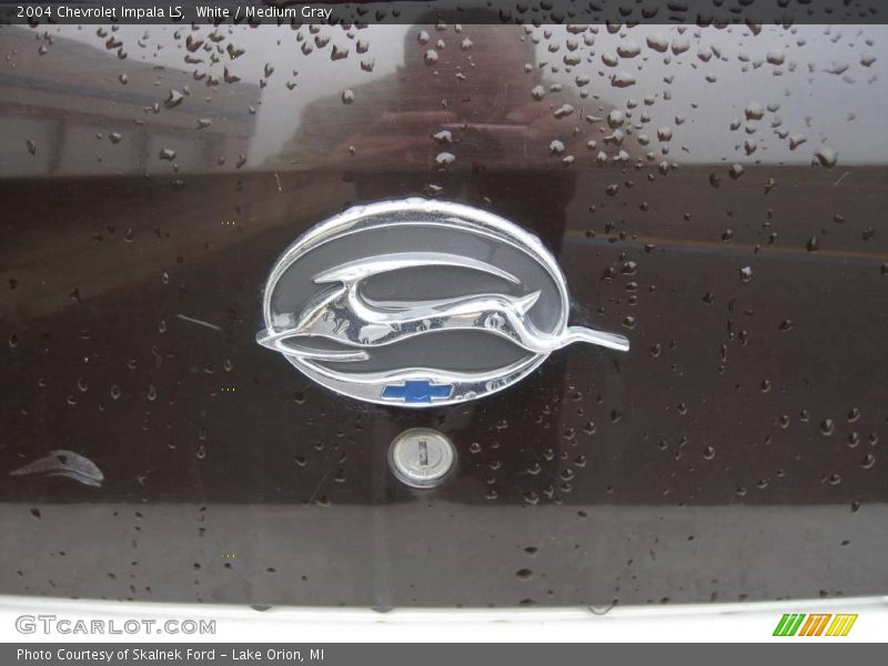 White / Medium Gray 2004 Chevrolet Impala LS
