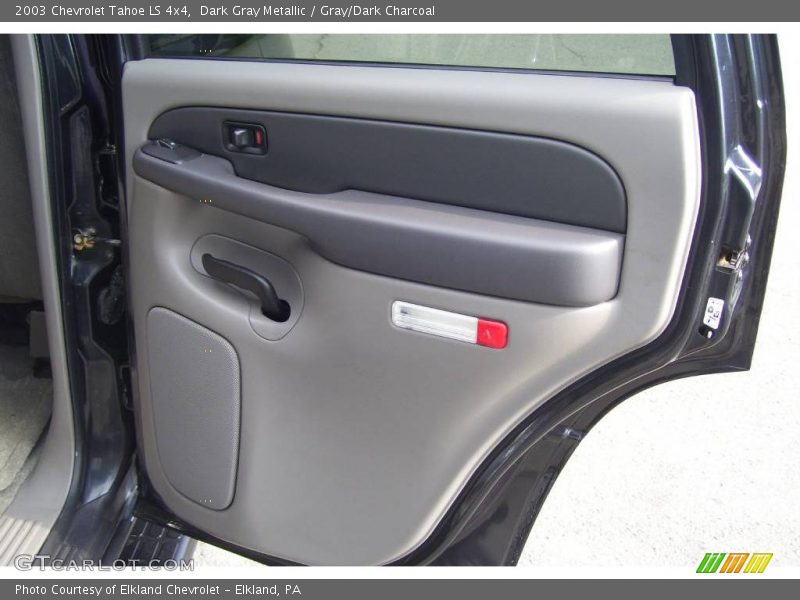 Dark Gray Metallic / Gray/Dark Charcoal 2003 Chevrolet Tahoe LS 4x4