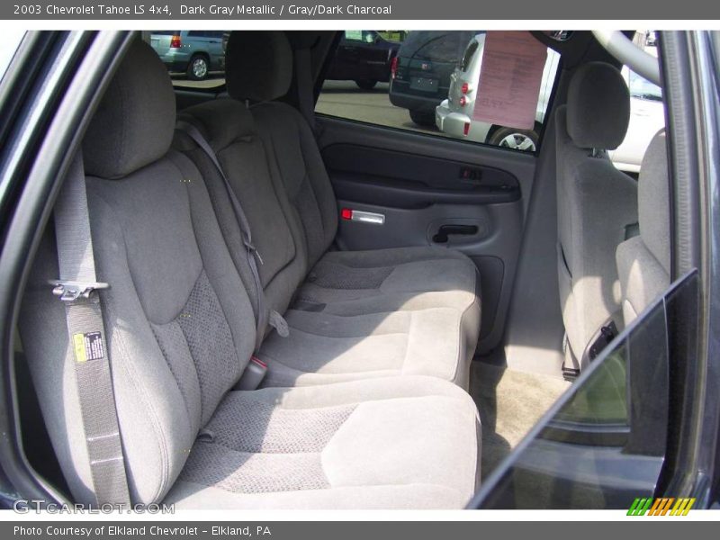 Dark Gray Metallic / Gray/Dark Charcoal 2003 Chevrolet Tahoe LS 4x4