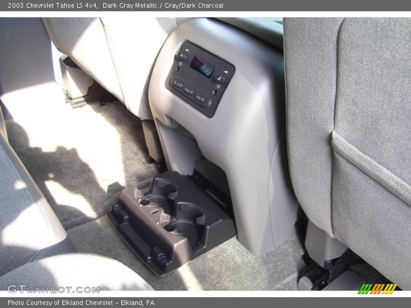 Dark Gray Metallic / Gray/Dark Charcoal 2003 Chevrolet Tahoe LS 4x4
