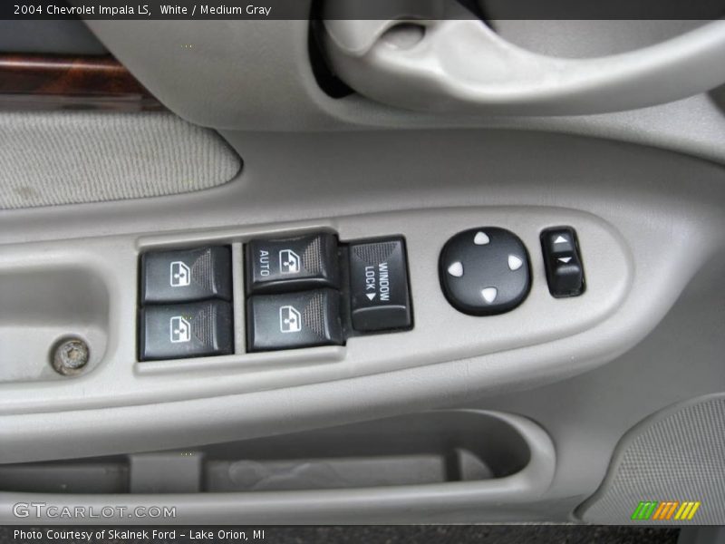 White / Medium Gray 2004 Chevrolet Impala LS