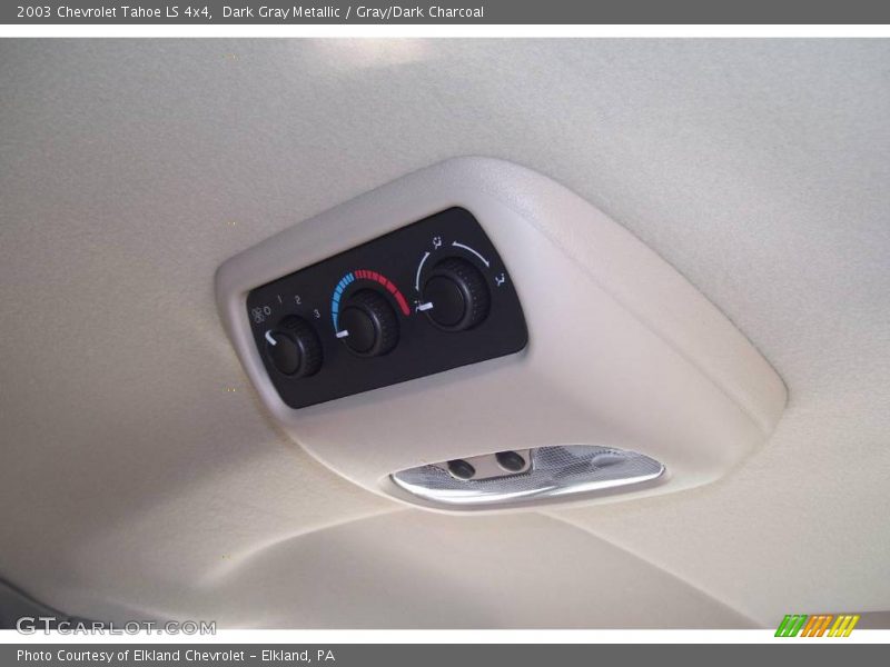 Dark Gray Metallic / Gray/Dark Charcoal 2003 Chevrolet Tahoe LS 4x4