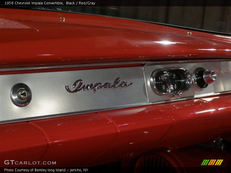 Black / Red/Gray 1958 Chevrolet Impala Convertible