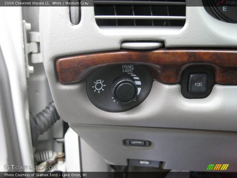 White / Medium Gray 2004 Chevrolet Impala LS