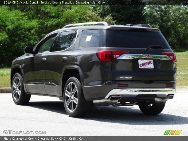 Smokey Quartz Metallic / Cocoa/Light Ash Gray 2019 GMC Acadia Denali