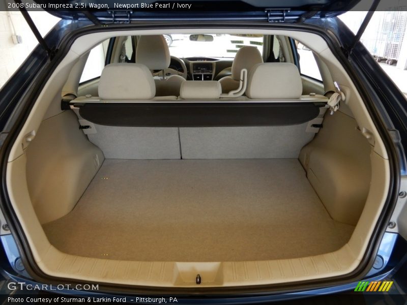 Newport Blue Pearl / Ivory 2008 Subaru Impreza 2.5i Wagon