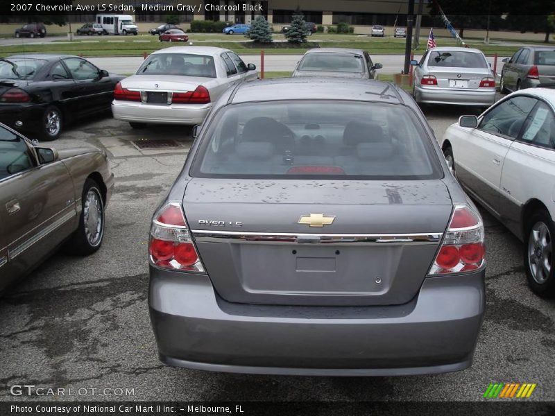 Medium Gray / Charcoal Black 2007 Chevrolet Aveo LS Sedan