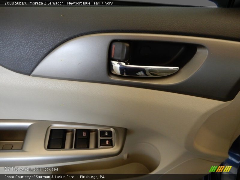 Newport Blue Pearl / Ivory 2008 Subaru Impreza 2.5i Wagon