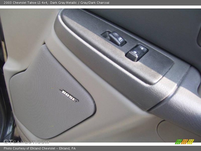 Dark Gray Metallic / Gray/Dark Charcoal 2003 Chevrolet Tahoe LS 4x4