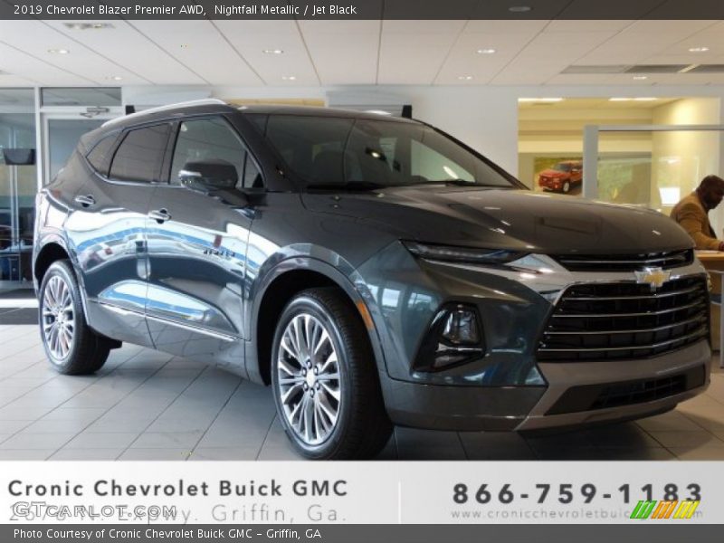 Nightfall Metallic / Jet Black 2019 Chevrolet Blazer Premier AWD