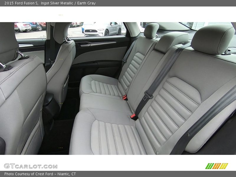 Ingot Silver Metallic / Earth Gray 2015 Ford Fusion S