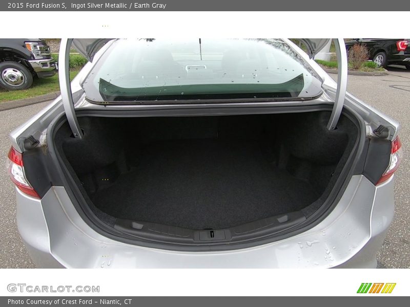 Ingot Silver Metallic / Earth Gray 2015 Ford Fusion S