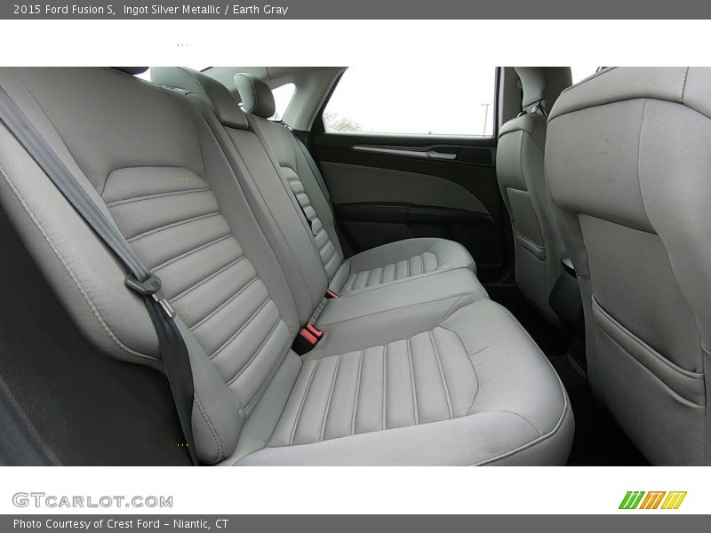 Ingot Silver Metallic / Earth Gray 2015 Ford Fusion S