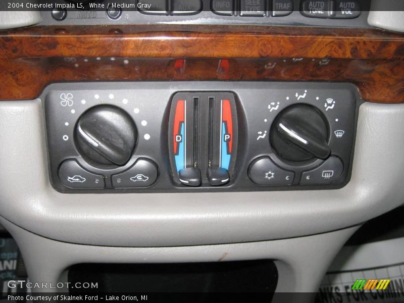 White / Medium Gray 2004 Chevrolet Impala LS