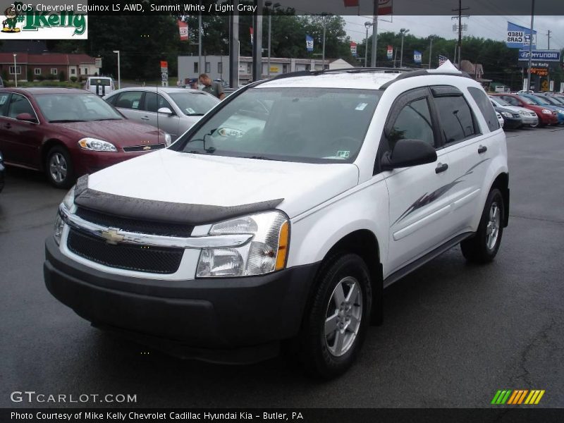 Summit White / Light Gray 2005 Chevrolet Equinox LS AWD