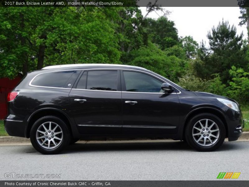 Iridium Metallic / Ebony/Ebony 2017 Buick Enclave Leather AWD