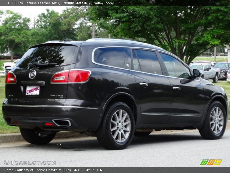 Iridium Metallic / Ebony/Ebony 2017 Buick Enclave Leather AWD