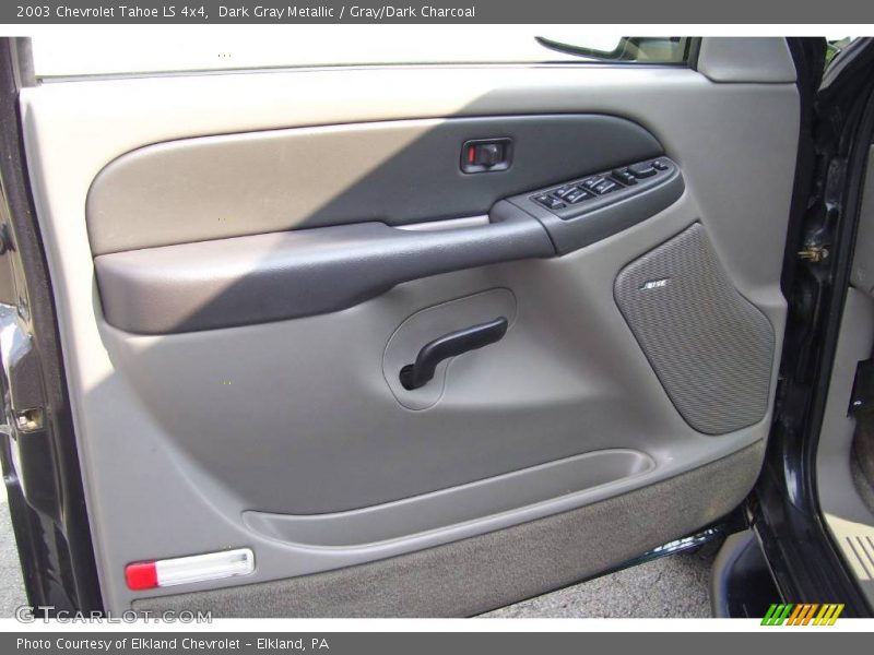Dark Gray Metallic / Gray/Dark Charcoal 2003 Chevrolet Tahoe LS 4x4