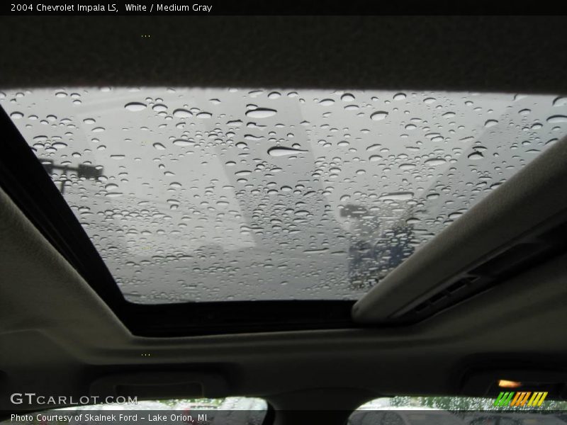 White / Medium Gray 2004 Chevrolet Impala LS