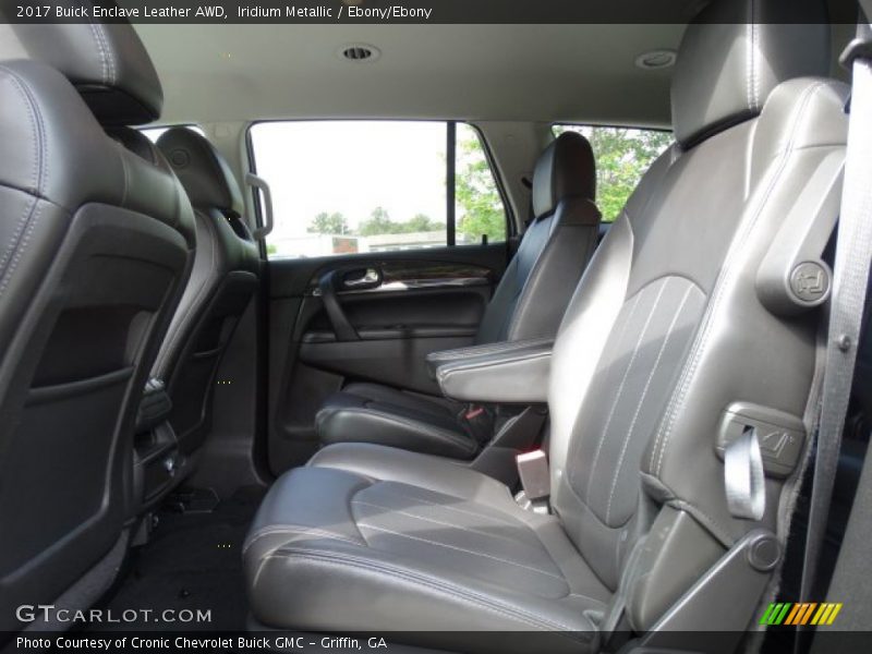 Iridium Metallic / Ebony/Ebony 2017 Buick Enclave Leather AWD