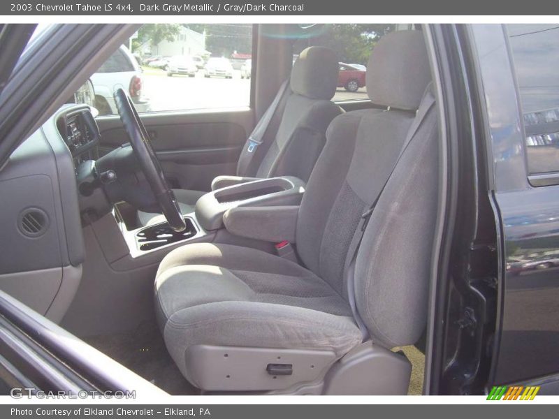 Dark Gray Metallic / Gray/Dark Charcoal 2003 Chevrolet Tahoe LS 4x4