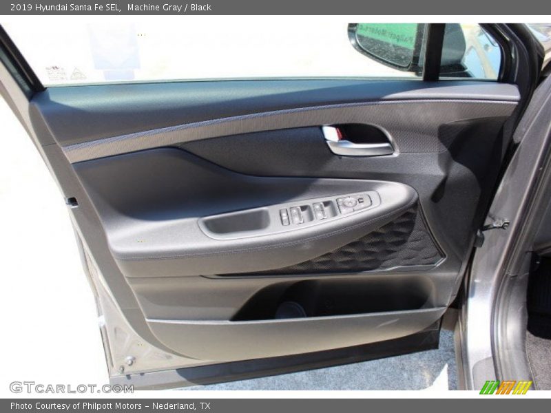 Machine Gray / Black 2019 Hyundai Santa Fe SEL