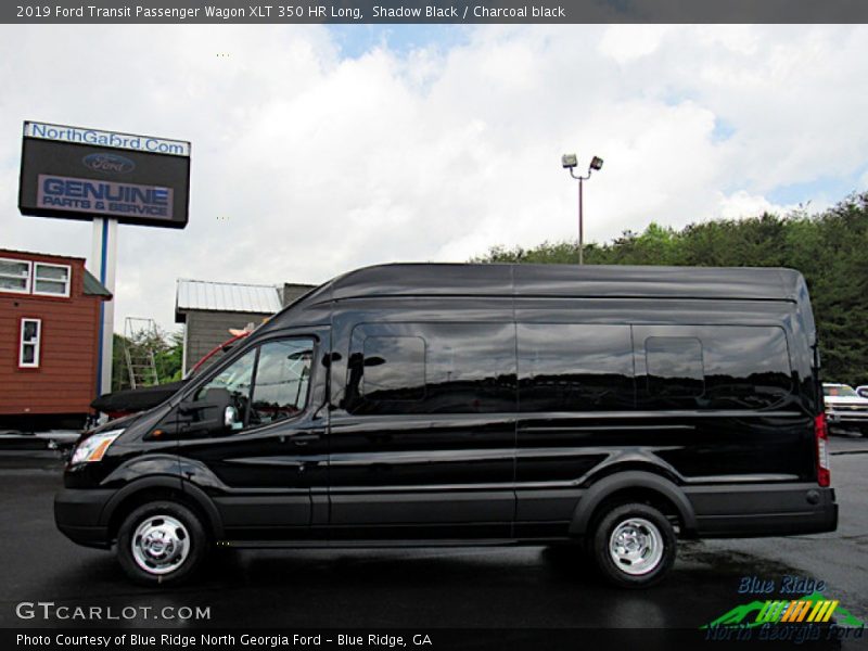 Shadow Black / Charcoal black 2019 Ford Transit Passenger Wagon XLT 350 HR Long