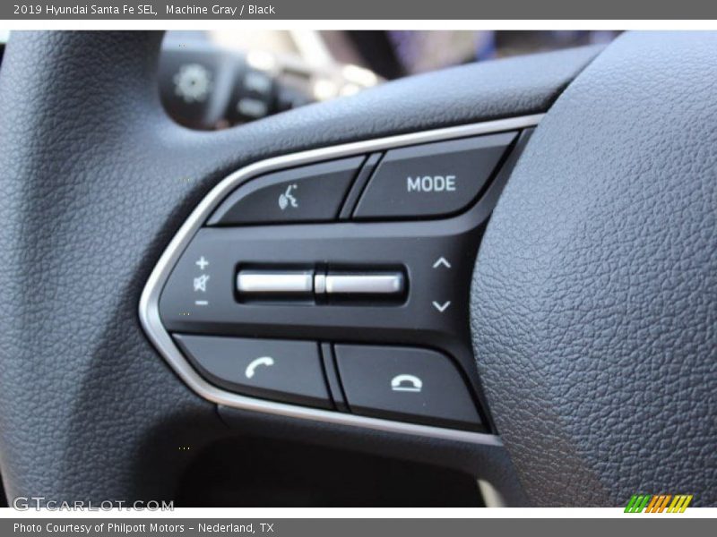 Machine Gray / Black 2019 Hyundai Santa Fe SEL