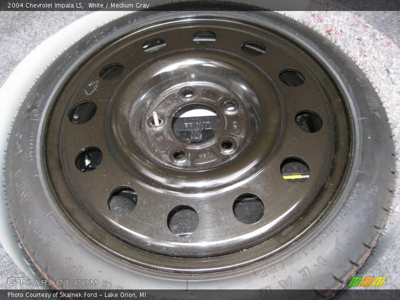 White / Medium Gray 2004 Chevrolet Impala LS