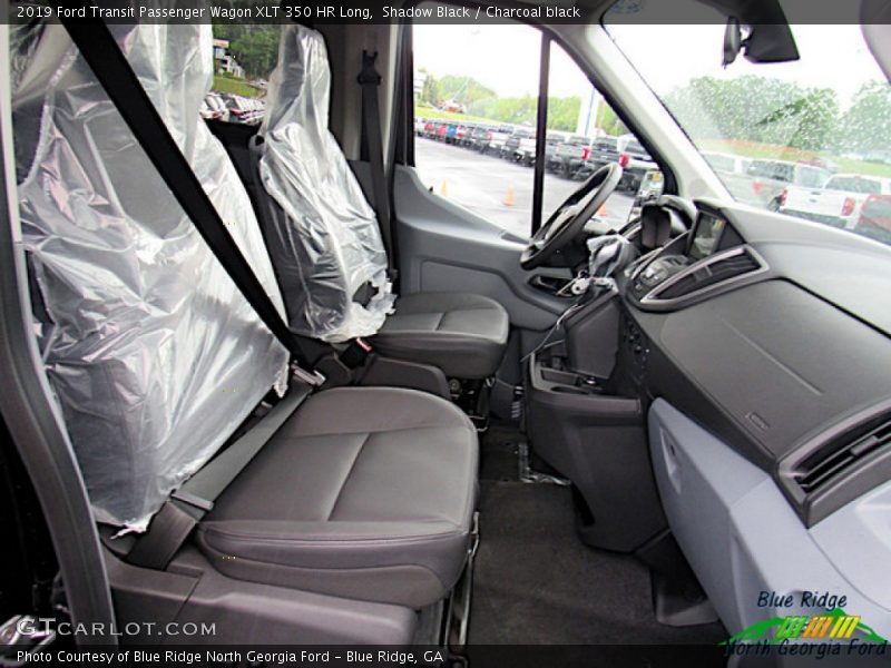 Shadow Black / Charcoal black 2019 Ford Transit Passenger Wagon XLT 350 HR Long