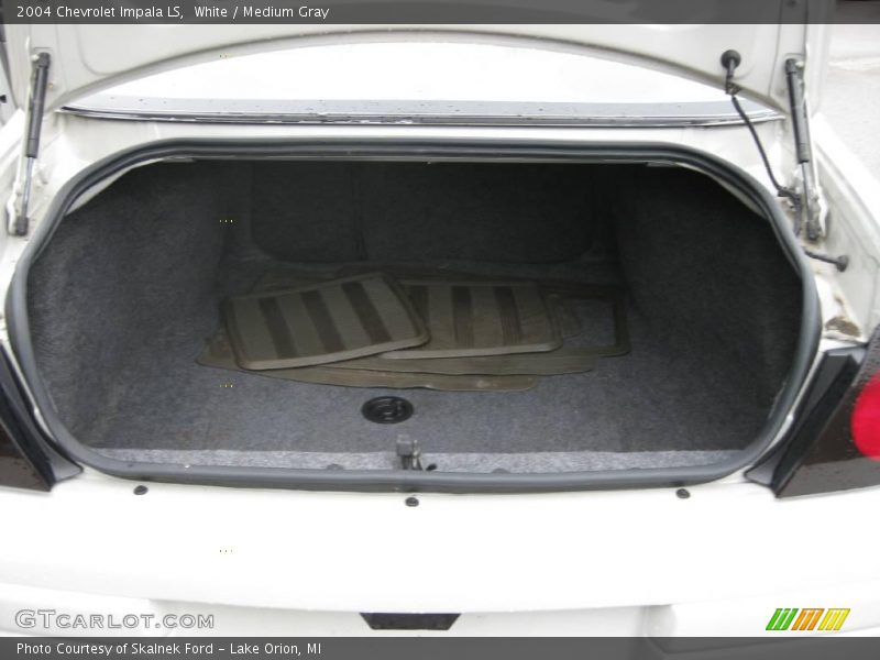 White / Medium Gray 2004 Chevrolet Impala LS