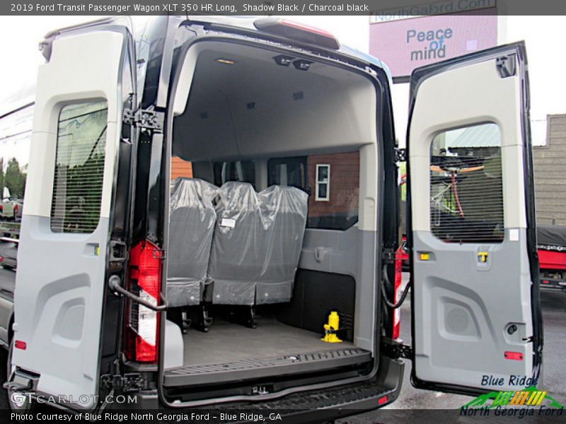 Shadow Black / Charcoal black 2019 Ford Transit Passenger Wagon XLT 350 HR Long
