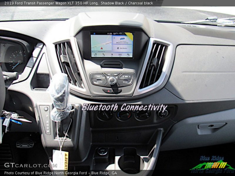 Shadow Black / Charcoal black 2019 Ford Transit Passenger Wagon XLT 350 HR Long