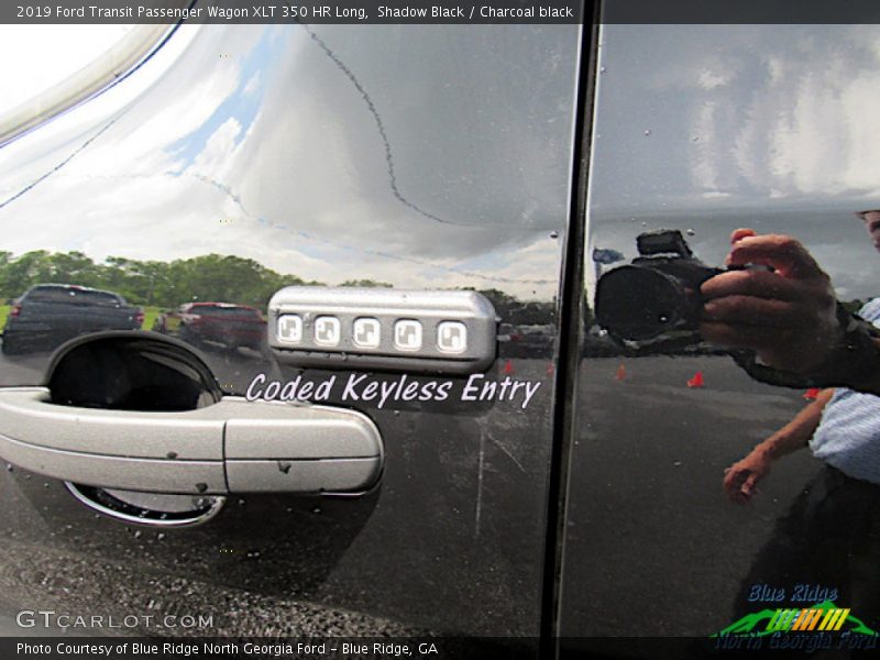 Shadow Black / Charcoal black 2019 Ford Transit Passenger Wagon XLT 350 HR Long