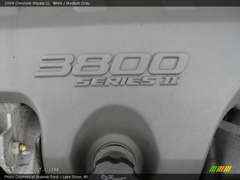White / Medium Gray 2004 Chevrolet Impala LS