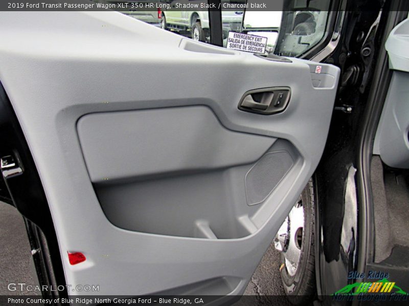 Shadow Black / Charcoal black 2019 Ford Transit Passenger Wagon XLT 350 HR Long