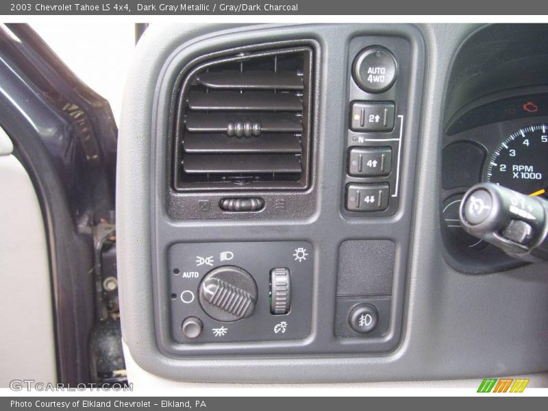 Dark Gray Metallic / Gray/Dark Charcoal 2003 Chevrolet Tahoe LS 4x4