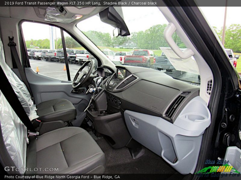 Shadow Black / Charcoal black 2019 Ford Transit Passenger Wagon XLT 350 HR Long