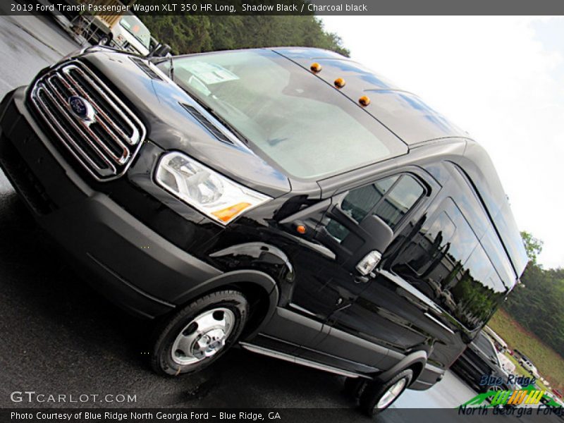 Shadow Black / Charcoal black 2019 Ford Transit Passenger Wagon XLT 350 HR Long