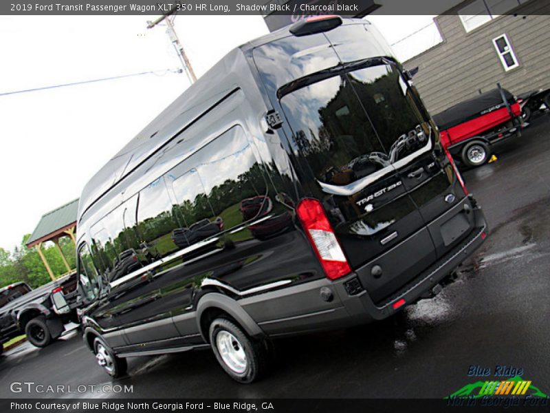 Shadow Black / Charcoal black 2019 Ford Transit Passenger Wagon XLT 350 HR Long