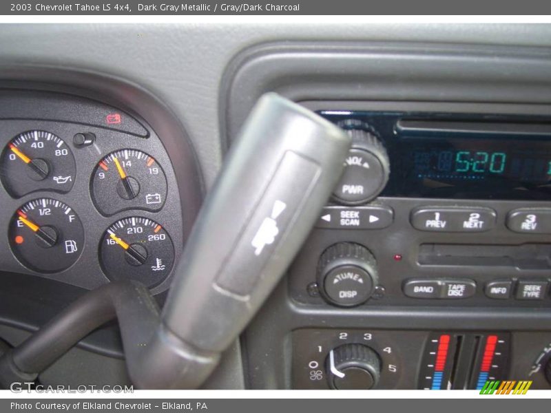 Dark Gray Metallic / Gray/Dark Charcoal 2003 Chevrolet Tahoe LS 4x4