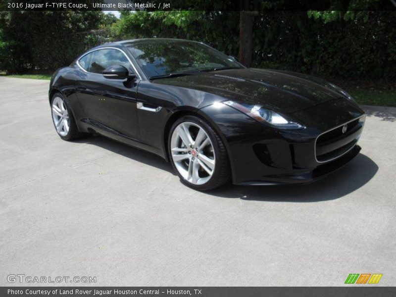 Ultimate Black Metallic / Jet 2016 Jaguar F-TYPE Coupe