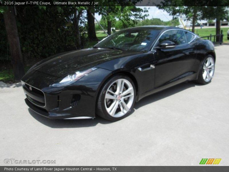 Ultimate Black Metallic / Jet 2016 Jaguar F-TYPE Coupe