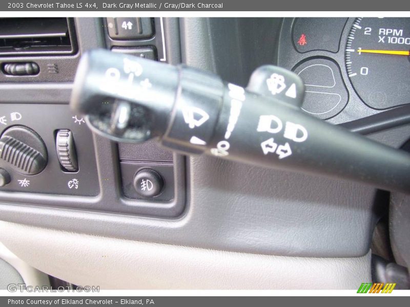 Dark Gray Metallic / Gray/Dark Charcoal 2003 Chevrolet Tahoe LS 4x4